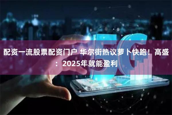 配资一流股票配资门户 华尔街热议萝卜快跑！高盛：2025年就能盈利
