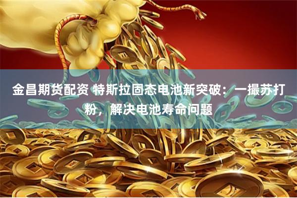 金昌期货配资 特斯拉固态电池新突破：一撮苏打粉，解决电池寿命问题