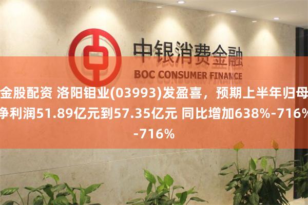 金股配资 洛阳钼业(03993)发盈喜，预期上半年归母净利润51.89亿元到57.35亿元 同比增加638%-716%