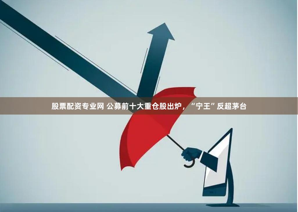 股票配资专业网 公募前十大重仓股出炉，“宁王”反超茅台